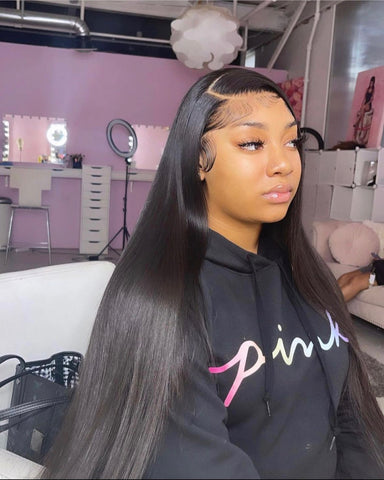 ( Un- CUSTOMIZED) HD Lace Frontal Straight Units
