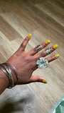 Luxe Bloom Statement Ring ( large ring Only )