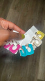Nyla A’dore - kid Retro Rectangle Earrings