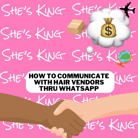 EBOOK : How to communicate with (HAIR) vendors thru WhatsApp