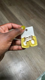 Nyla A’dore - kid Retro Rectangle Earrings