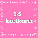 5x5 lace closures
